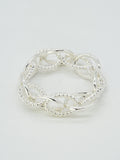 CB2359 Tether Chain Link Stretch Bracelet - MiMi Wholesale