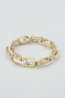 CB2360 Chain Link Stretch Bracelet - MiMi Wholesale
