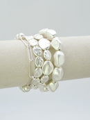 CB2364 4 Piece CCB Stretch Bracelet - MiMi Wholesale