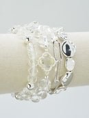 CB2367 4 PCS CCB, and Glass Bracelet - MiMi Wholesale