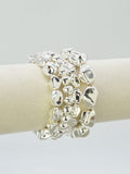 CB2369 4 Piece Organic Shape CCB Stretch Bracelet Set - MiMi Wholesale