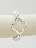 CB2375 Quatrefoil Stretch Bracelet - MiMi Wholesale