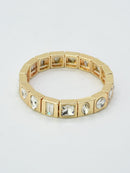 CB2388 Chicklet Stretch Bracelet - MiMi Wholesale