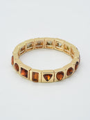 CB2388 Chicklet Stretch Bracelet - MiMi Wholesale