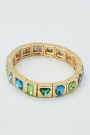 CB2388 Chicklet Stretch Bracelet - MiMi Wholesale