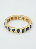 CB2388 Chicklet Stretch Bracelet - MiMi Wholesale