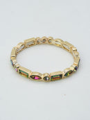 CB2392 Multi Shape Stretch Bracelet - MiMi Wholesale