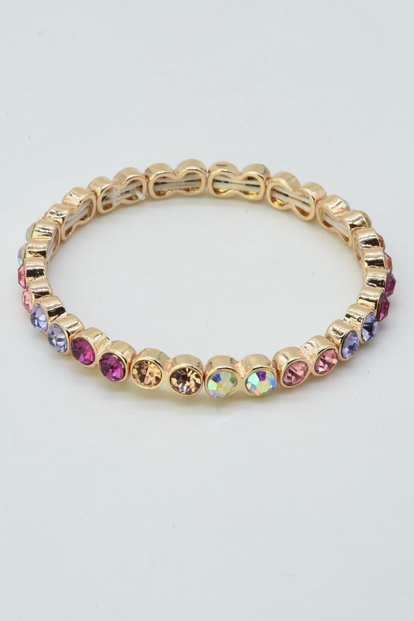 CB2393 Round Stretch Bracelet - MiMi Wholesale
