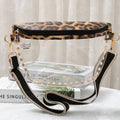 CB701 Lorna Clear Gameday Studded Crossbody Bag - MiMi Wholesale