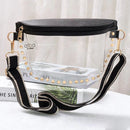 CB701 Lorna Clear Gameday Studded Crossbody Bag - MiMi Wholesale