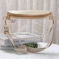 CB701 Lorna Clear Gameday Studded Crossbody Bag - MiMi Wholesale