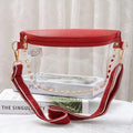 CB701 Lorna Clear Gameday Studded Crossbody Bag - MiMi Wholesale
