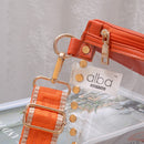 CB701 Lorna Clear Gameday Studded Crossbody Bag - MiMi Wholesale