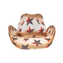 CBC0026 Ombre Star Pattern Cowboy Hat - MiMi Wholesale