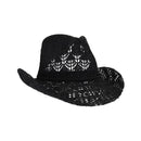 CBC0136 Tahoe Horseshoe Lace Knit Cowboy Hat - MiMi Wholesale