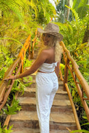 CBC0136 Tahoe Horseshoe Lace Knit Cowboy Hat - MiMi Wholesale