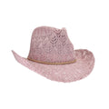 CBC0136 Tahoe Horseshoe Lace Knit Cowboy Hat - MiMi Wholesale