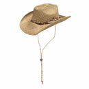 CBC0141 Wendy Raffia Cowboy Hat - MiMi Wholesale