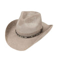 CBC0144 Sage Knitted Cowboy Hat - MiMi Wholesale
