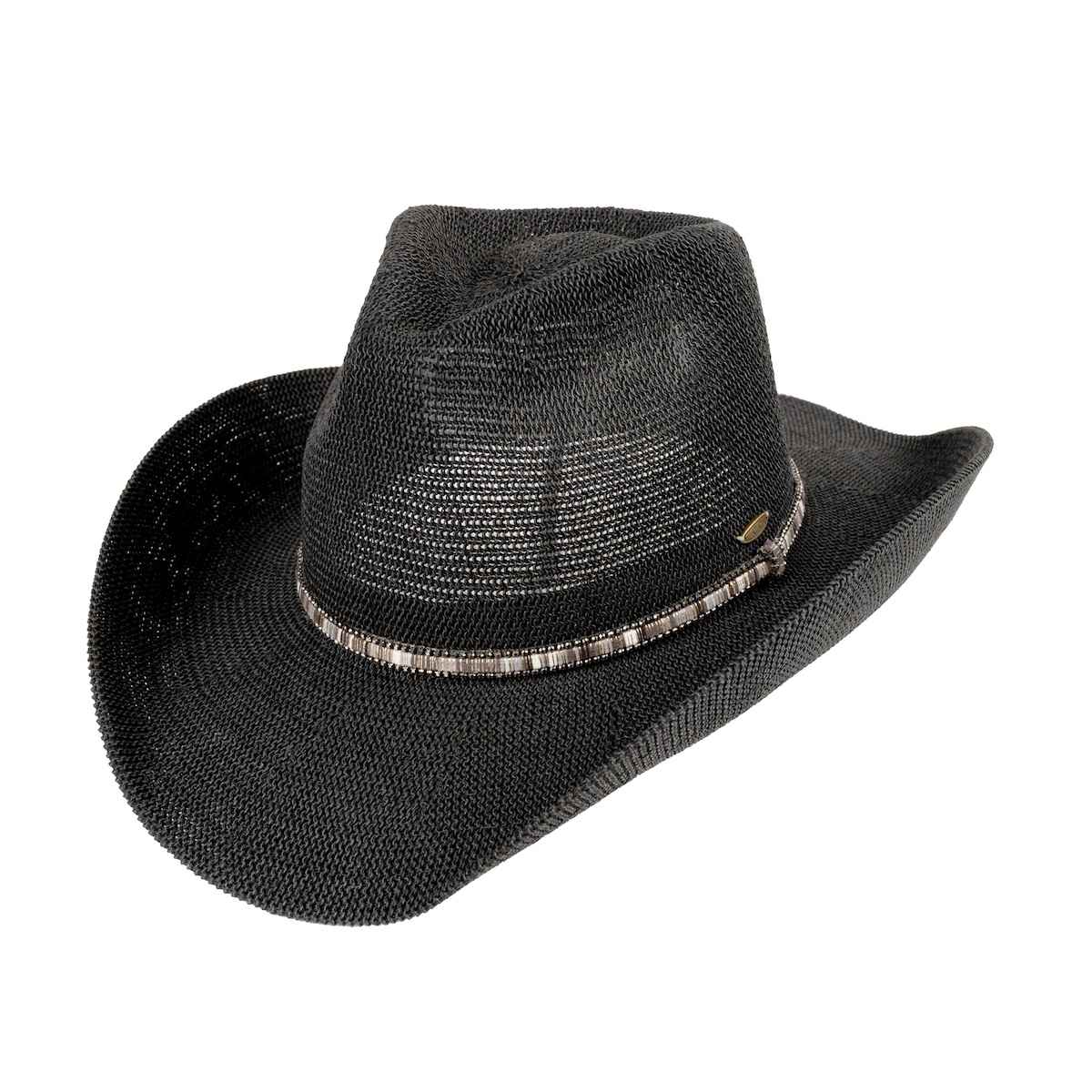 CBC0144 Sage Knitted Cowboy Hat - MiMi Wholesale