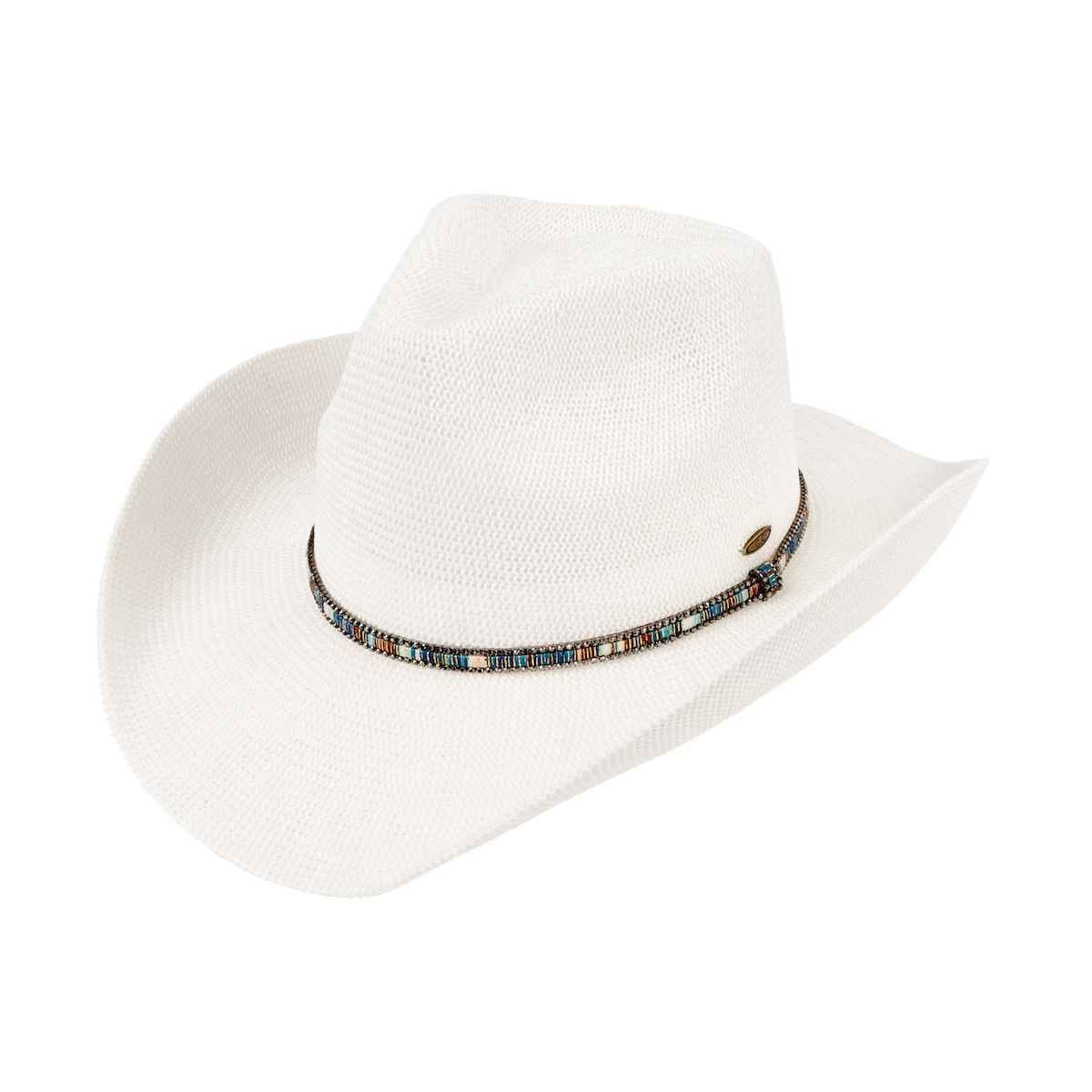 CBC0144 Sage Knitted Cowboy Hat - MiMi Wholesale