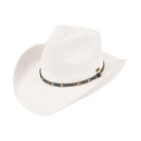 CBC0144 Sage Knitted Cowboy Hat - MiMi Wholesale