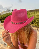 CBC08 C.C Brand Della Cowboy Hat w/ Pearl & Rhinestone - MiMi Wholesale