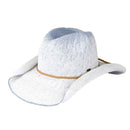 CBH0034 Ombre Rolled Edge Cowboy Hat - MiMi Wholesale