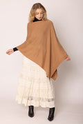 CCP320056 Solid Scarf Poncho - MiMi Wholesale