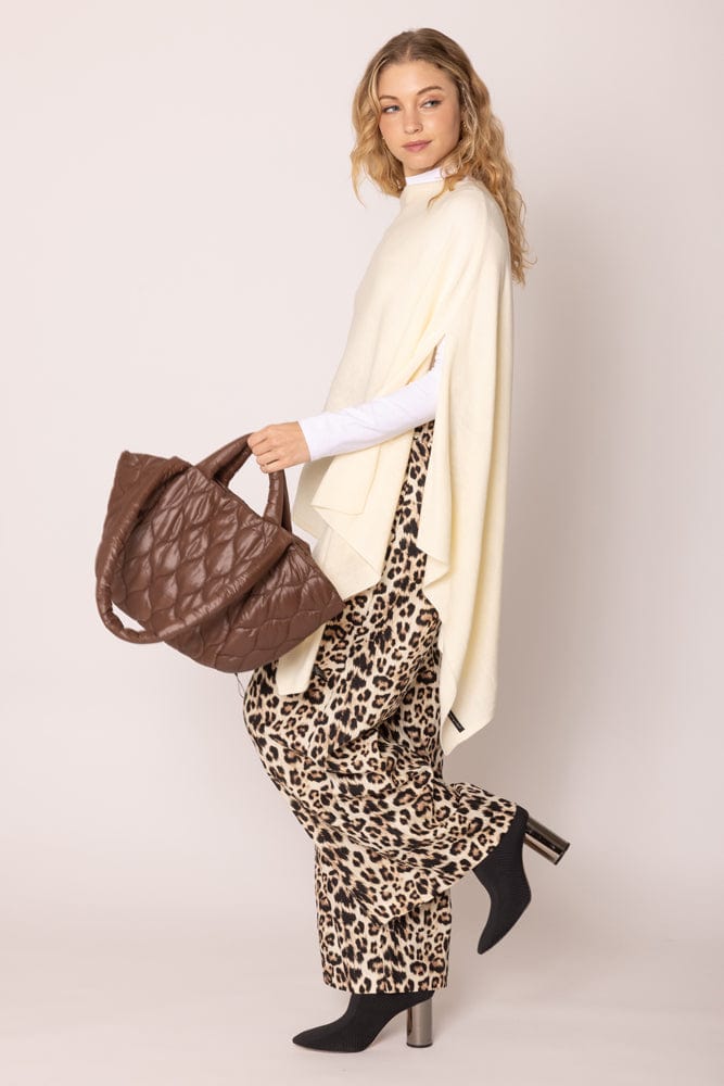 CCP320056 Solid Scarf Poncho - MiMi Wholesale