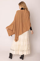 CCP320056 Solid Scarf Poncho - MiMi Wholesale