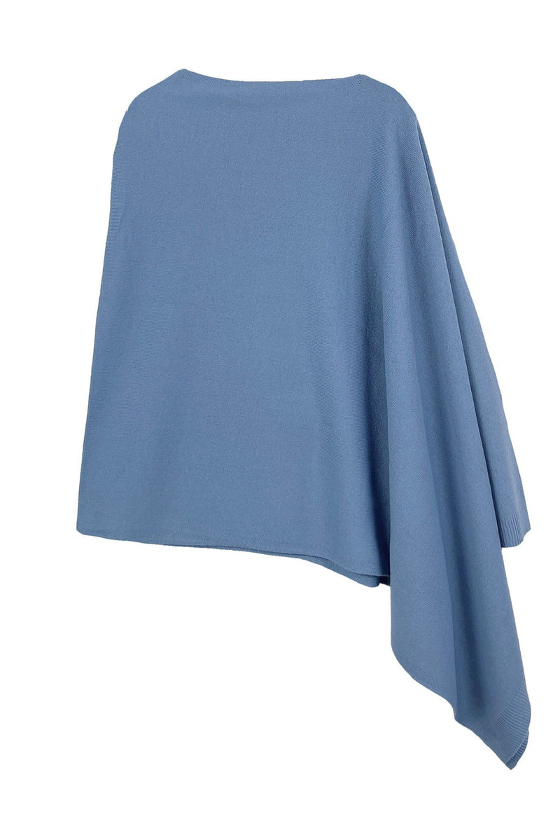 CCP320056 Solid Scarf Poncho - MiMi Wholesale