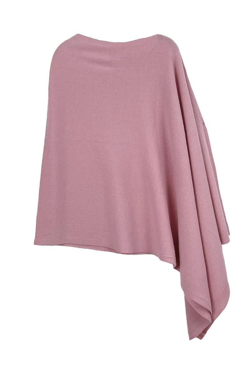 CCP320056 Solid Scarf Poncho - MiMi Wholesale