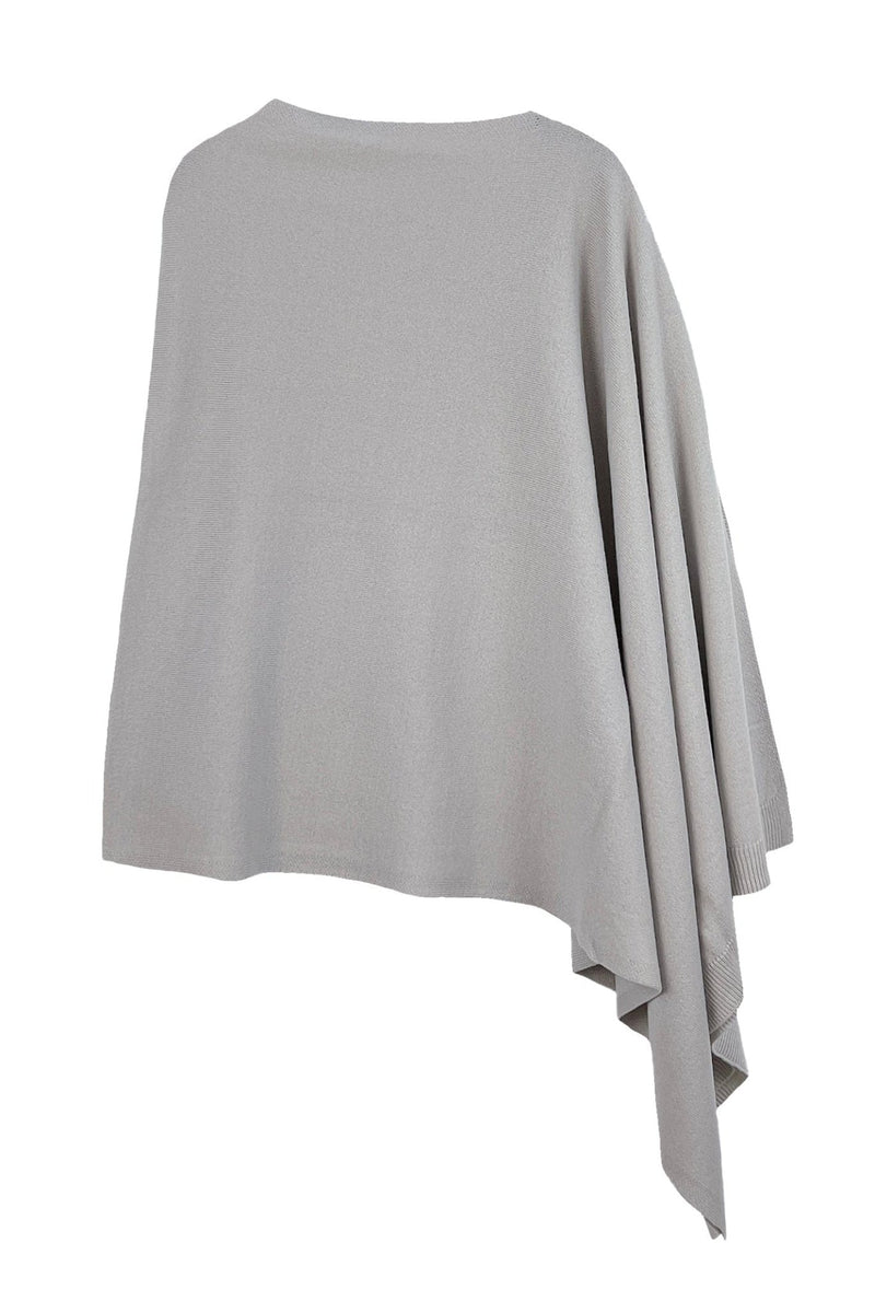 CCP320056 Solid Scarf Poncho - MiMi Wholesale