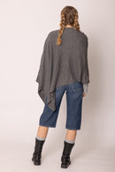 CCP320056 Solid Scarf Poncho - MiMi Wholesale