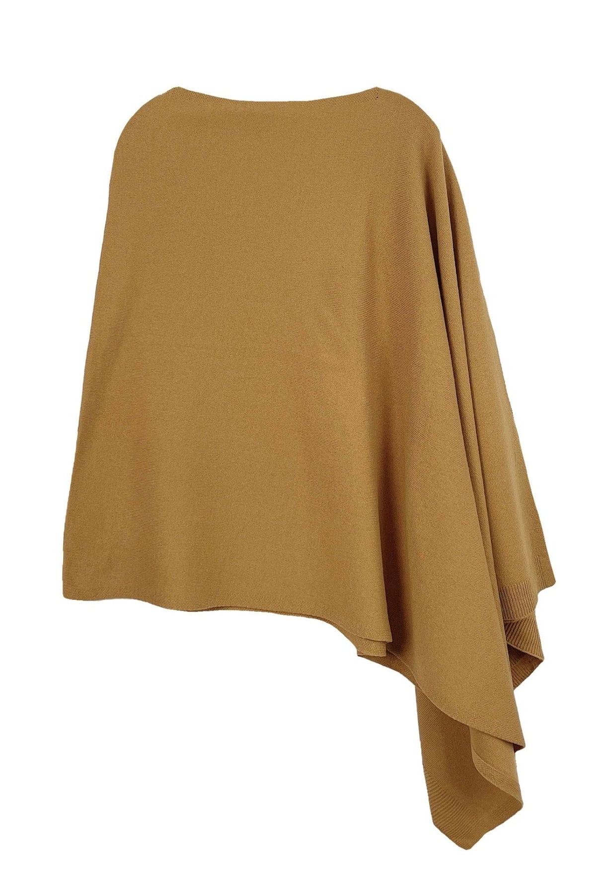 CCP320056 Solid Scarf Poncho - MiMi Wholesale