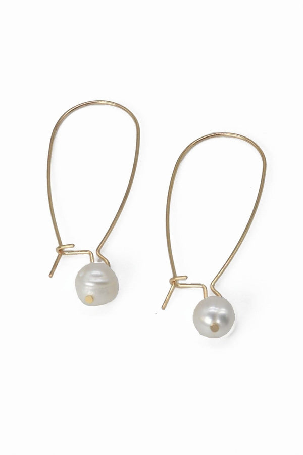 CE3184 Drop Pearl Earrings - MiMi Wholesale