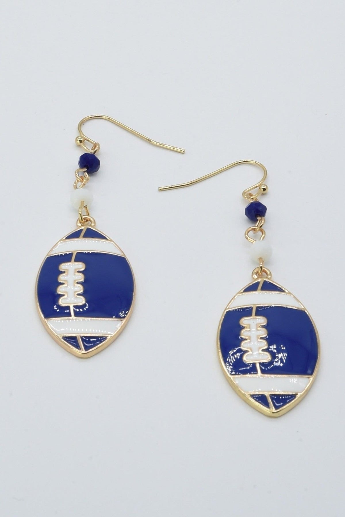 CE3200 Football Dangle Earrings - MiMi Wholesale