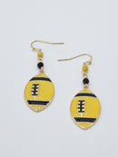 CE3200 Football Dangle Earrings - MiMi Wholesale