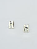 CE3216 Bubble Letter Stud Earrings - MiMi Wholesale