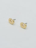 CE3216 Bubble Letter Stud Earrings - MiMi Wholesale
