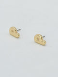 CE3216 Bubble Letter Stud Earrings - MiMi Wholesale