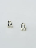 CE3216 Bubble Letter Stud Earrings - MiMi Wholesale