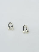 CE3216 Bubble Letter Stud Earrings - MiMi Wholesale