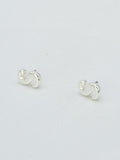 CE3216 Bubble Letter Stud Earrings - MiMi Wholesale