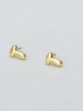 CE3216 Bubble Letter Stud Earrings - MiMi Wholesale