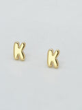 CE3216 Bubble Letter Stud Earrings - MiMi Wholesale