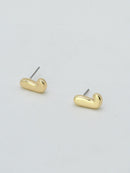 CE3216 Bubble Letter Stud Earrings - MiMi Wholesale