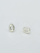 CE3216 Bubble Letter Stud Earrings - MiMi Wholesale