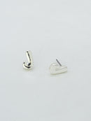 CE3216 Bubble Letter Stud Earrings - MiMi Wholesale